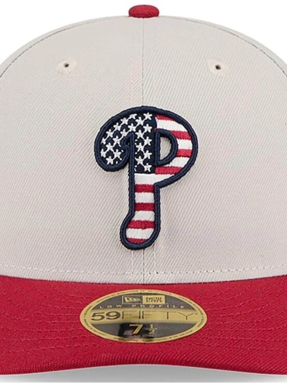 Philadelphia Phillies new era MLB Fourth of July 59fifty hat 7 1/4